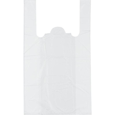 Пакет-майка ПНД 25+12х459 белая Пакет-майка ПНД 25+12х459 белая