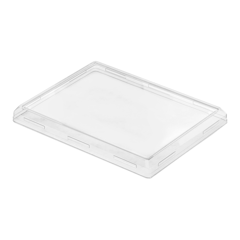 Крышка пластиковая плоская прямоуг для контейнера бумажного 500 мл 160х120 Крышка пластиковая плоская прямоуг для контейнера бумажного 500 мл 160х120