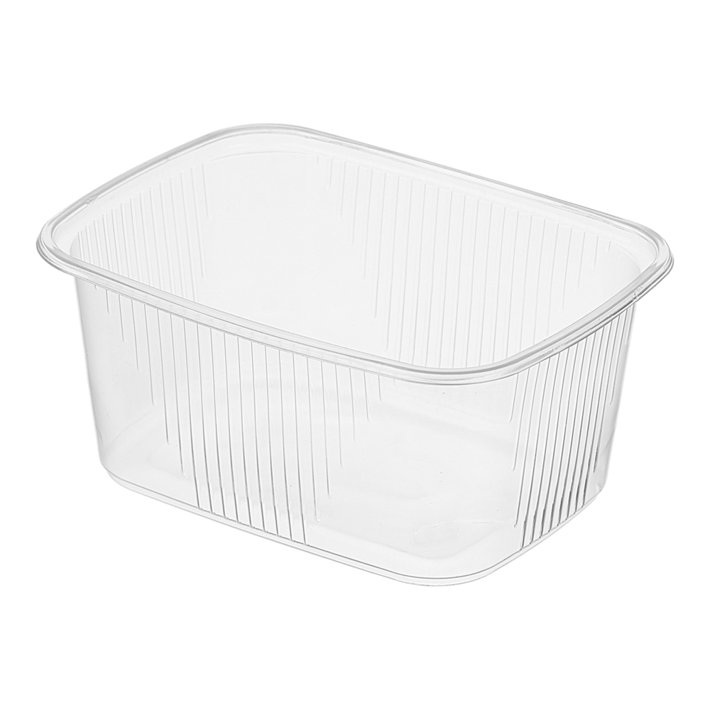 Контейнер ПП  250 мл 108х82х47 прямоуг прозрачный без крышки Контейнер ПП  250 мл 108х82х47 прямоуг прозрачный без крышки