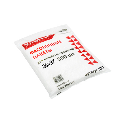 Пакет фасовочный ПНД  24х37  красный (500 шт) УЛЬТРА арт.591 Пакет фасовочный ПНД  24х37  красный (500 шт) УЛЬТРА арт.591