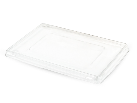 Крышка пластиковая плоская прямоуг для контейнера бумажного 500 мл 160х120 Крышка пластиковая плоская прямоуг для контейнера бумажного 500 мл 160х120