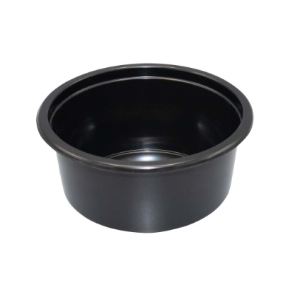 Миска ПП 250 мл d-115 черная без крышки Д-полимер Миска ПП 250 мл d-115 черная без крышки Д-полимер
