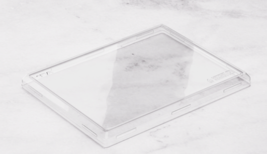 Крышка пластиковая плоская прямоуг для контейнера бумажного 500 мл 160х120 Крышка пластиковая плоская прямоуг для контейнера бумажного 500 мл 160х120